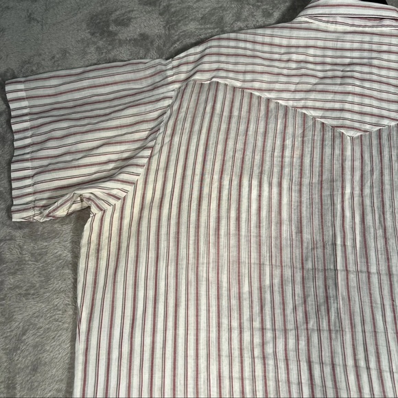 Vintage Wrangler Pearl Snap Button Down Shirt Men’s XXL White Western Shirt - Picture 6 of 8